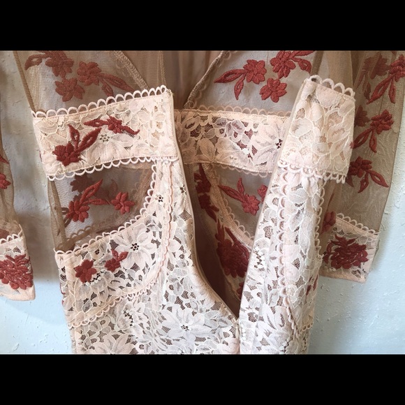 For Love and Lemons Mallorca Tulle Lace Mini Dress XS & S EUC - Picture 13 of 15